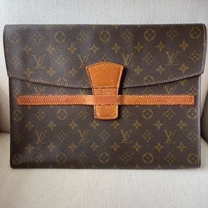 Louis Vuitton- Unisex Vintage Monogram Poche Ministre Document Holder